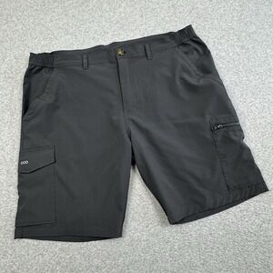 33,000ft Hybrid Cargo Shorts Mens XXL Quick Dry UPF50+ Stretch Golf‎ Hiking Gray